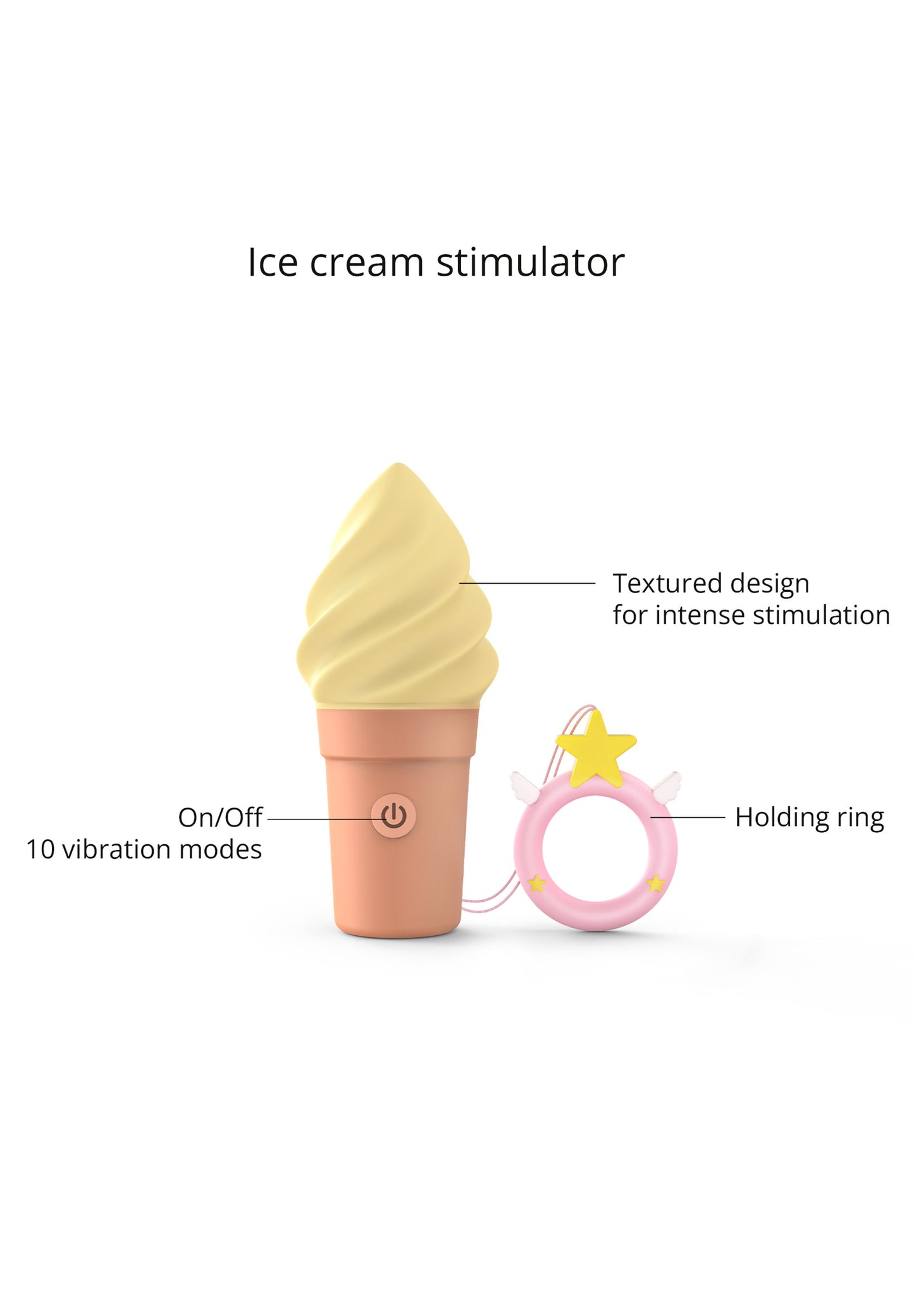 Clitoral Stimulator Candice - Vanilla Pop