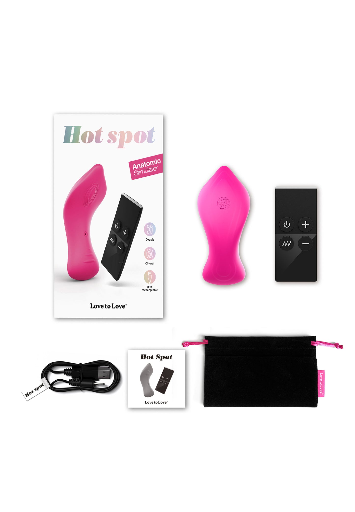 Clitoral Stimulator Hot Spot - Danger Pink