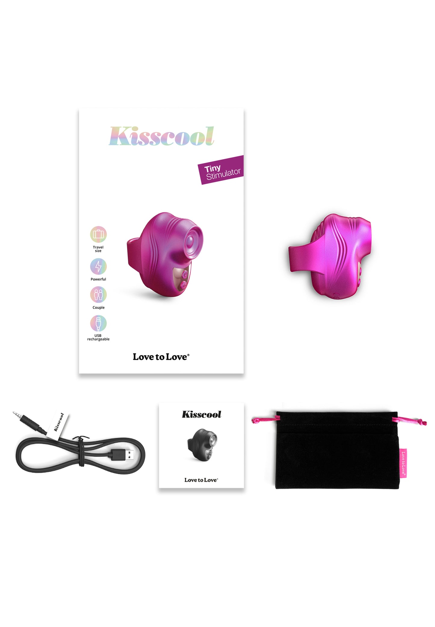 Clitoral Stimulator Kisscool - Iridescent Berry