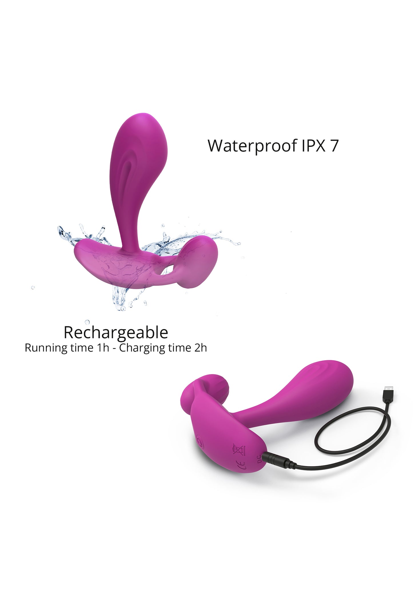 G Spot & P Spot Vibrator Witty - Sweet Orchid