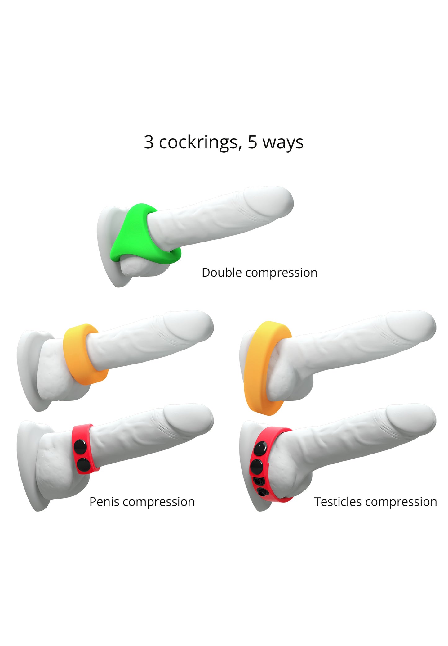 Silicone Cock Ring Set