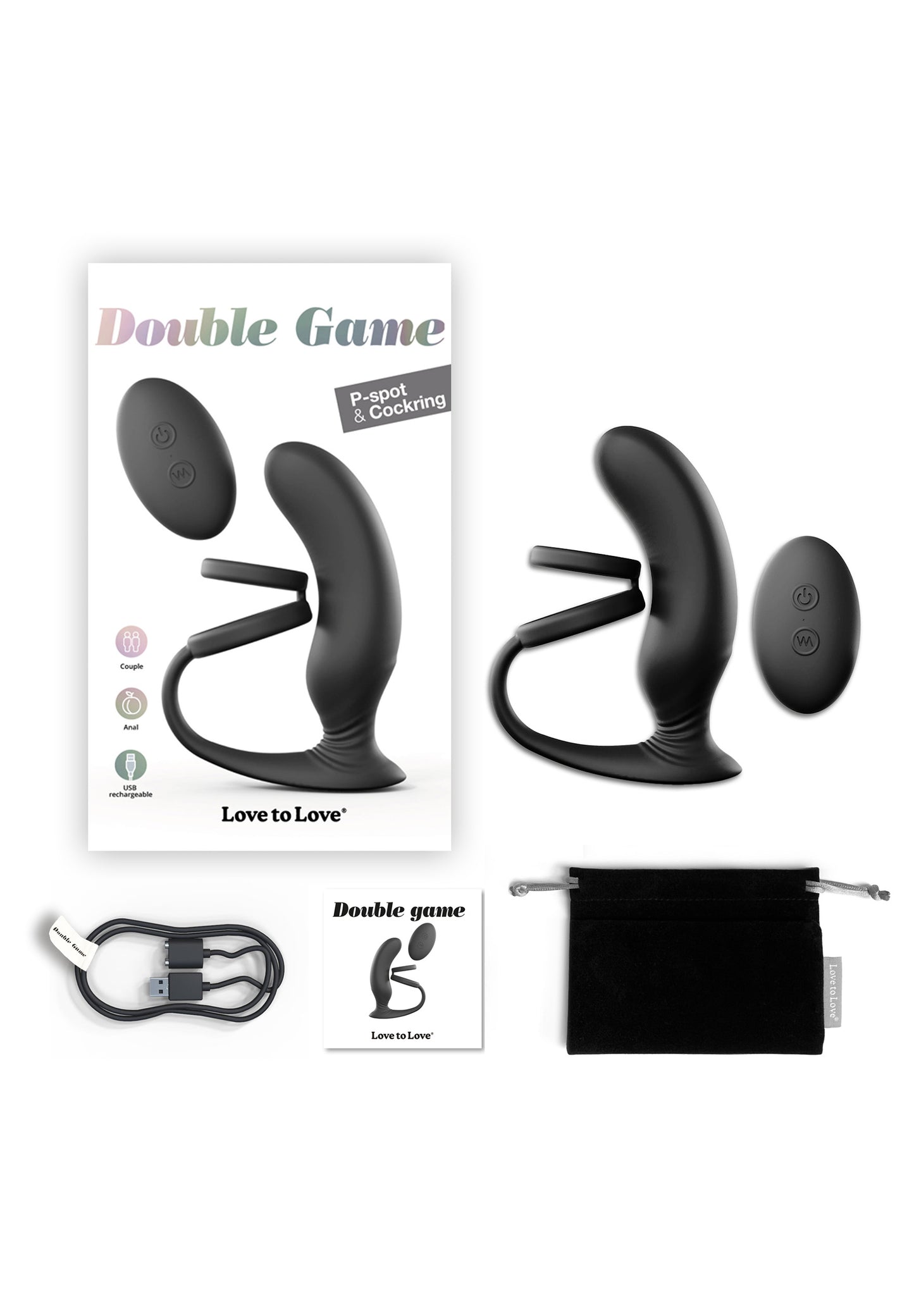 Double Game - Prostate Massager with Cock Ring