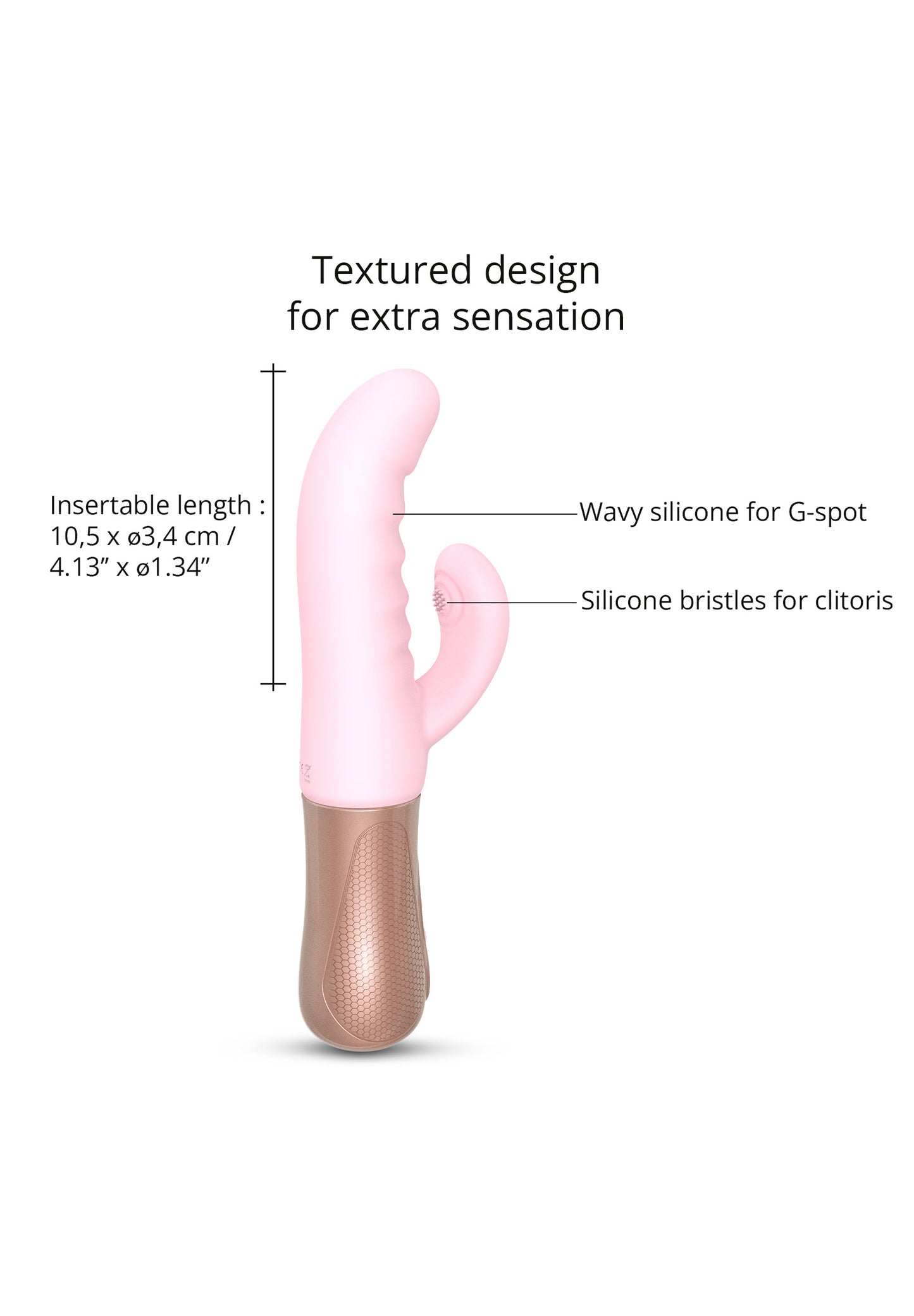 Rabbit Vibrator Sassy Bunny - Baby Pink