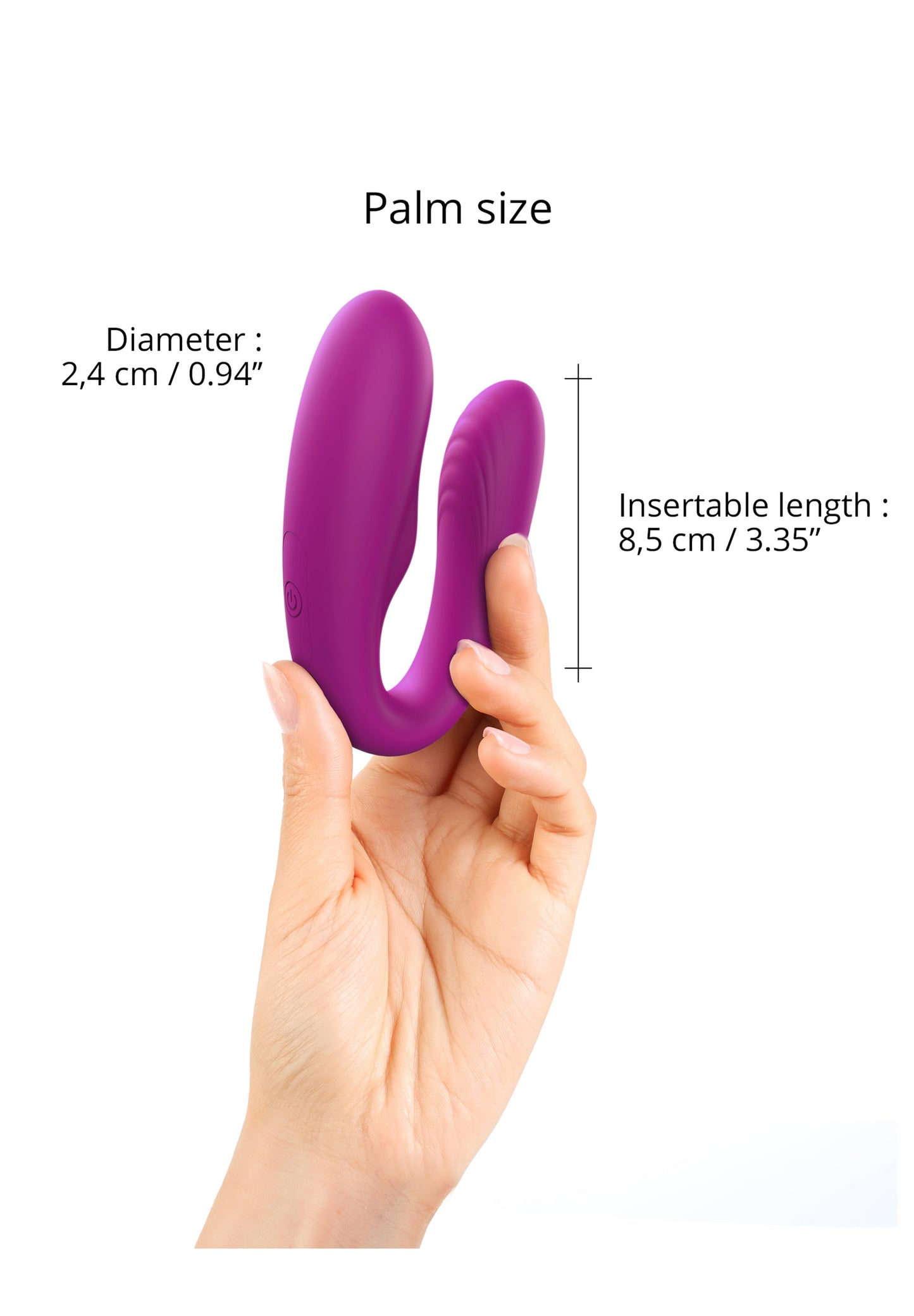 Rechargeable Remote Control Vibrator Match Up - Sweet Orchid