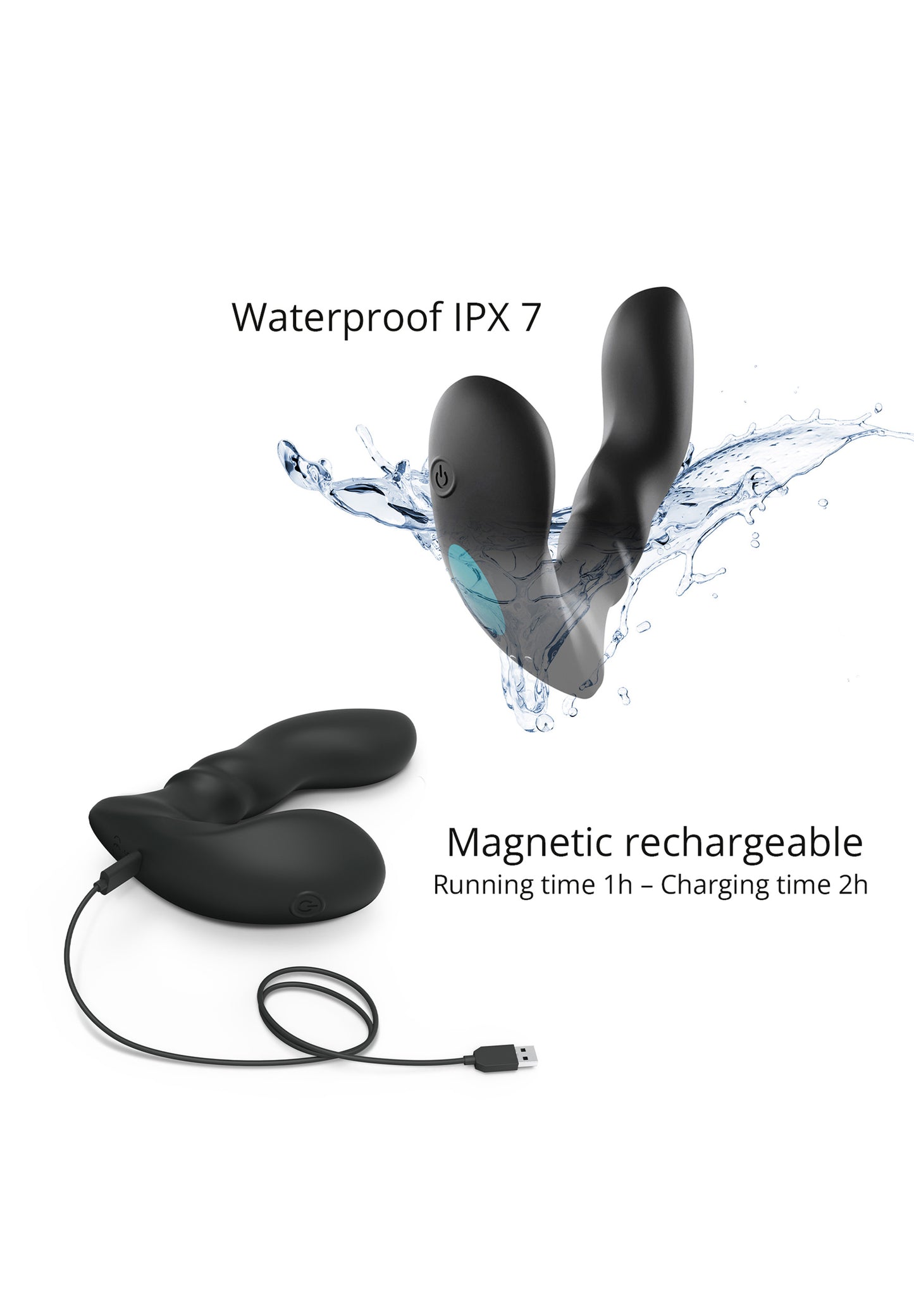 Vibrating Prostate Massager Player One - Black Onyx