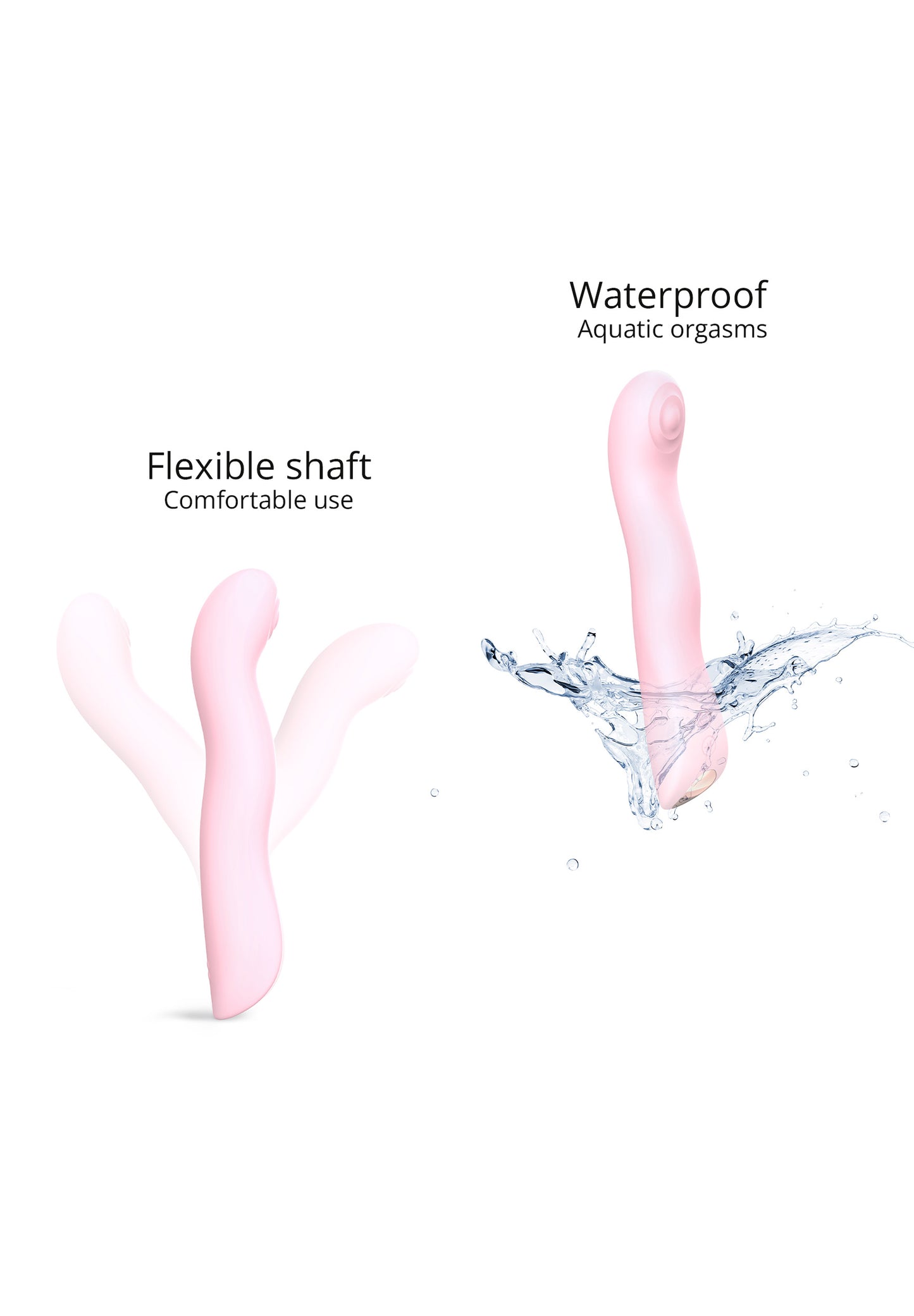 Vibrator & Clitoral Stimulator Swap - Baby Pink