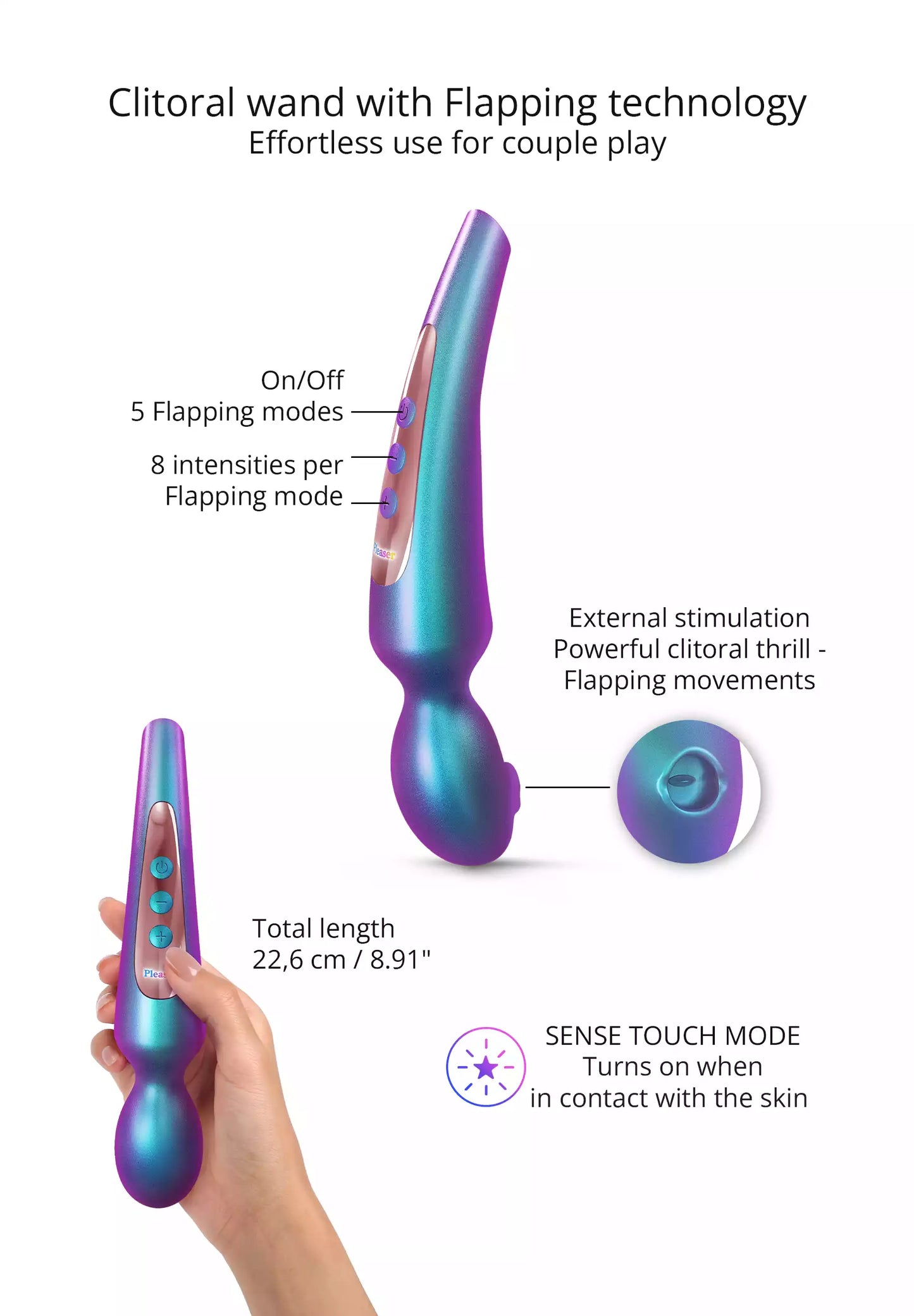 Pleaser - Wand & Clitoral Stimulator - Love to Love®