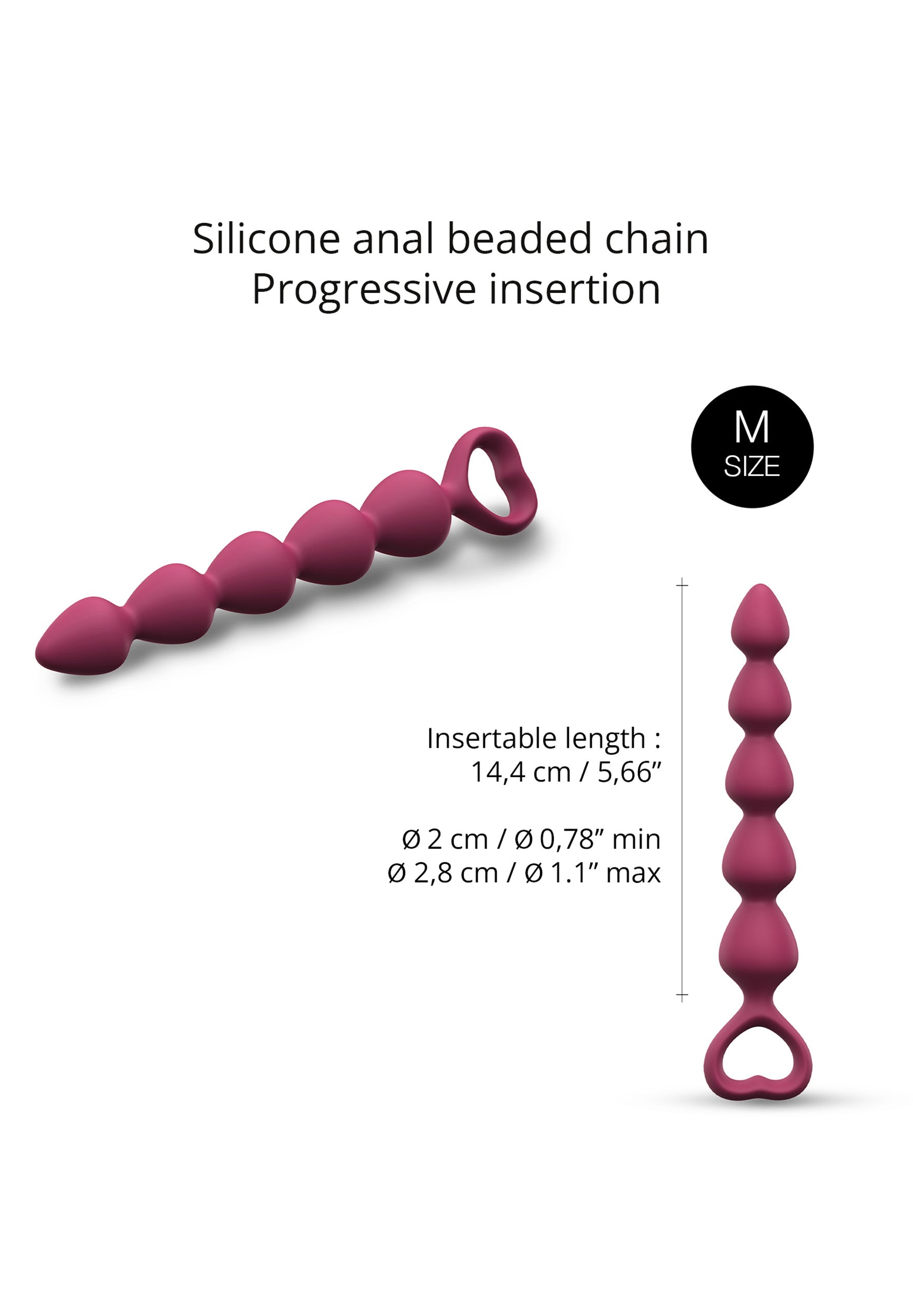 Anal Beads Bing Bang - Plum Star