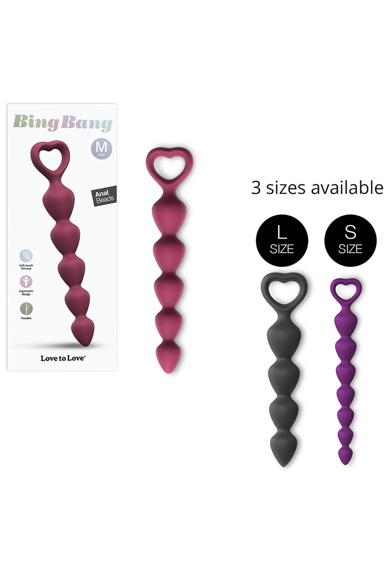 Anal Beads Bing Bang - Plum Star