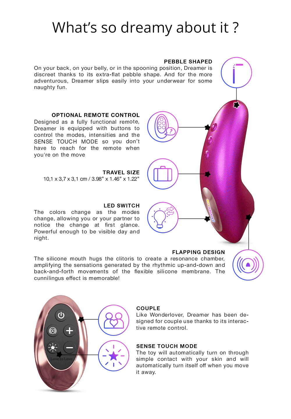 Dreamer - Clitoral Stimulator - Love to Love Dreamer - Clitoral Stimulator - Love to Love