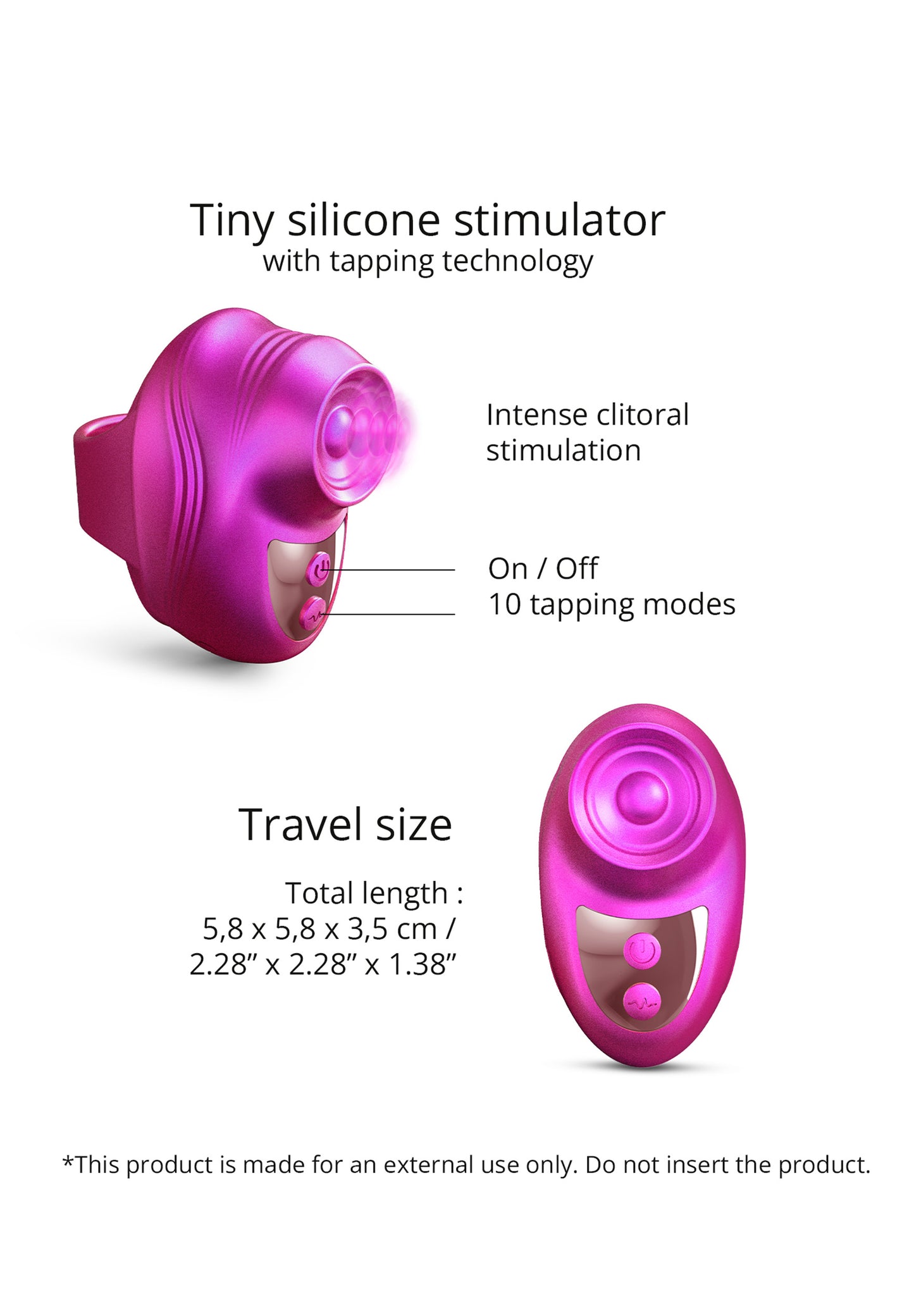 Clitoral Stimulator Kisscool - Iridescent Berry