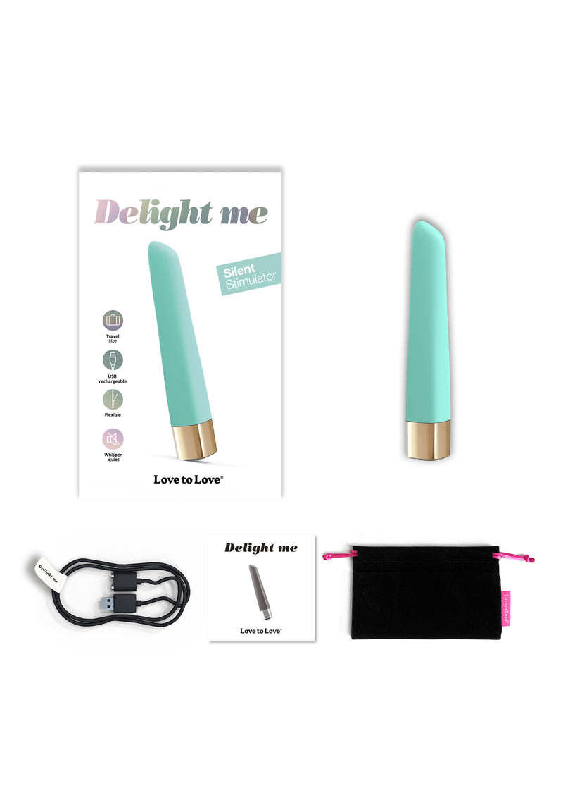 Vibrator & Clitoral Stimulator Delight Me - Enjoy Mint