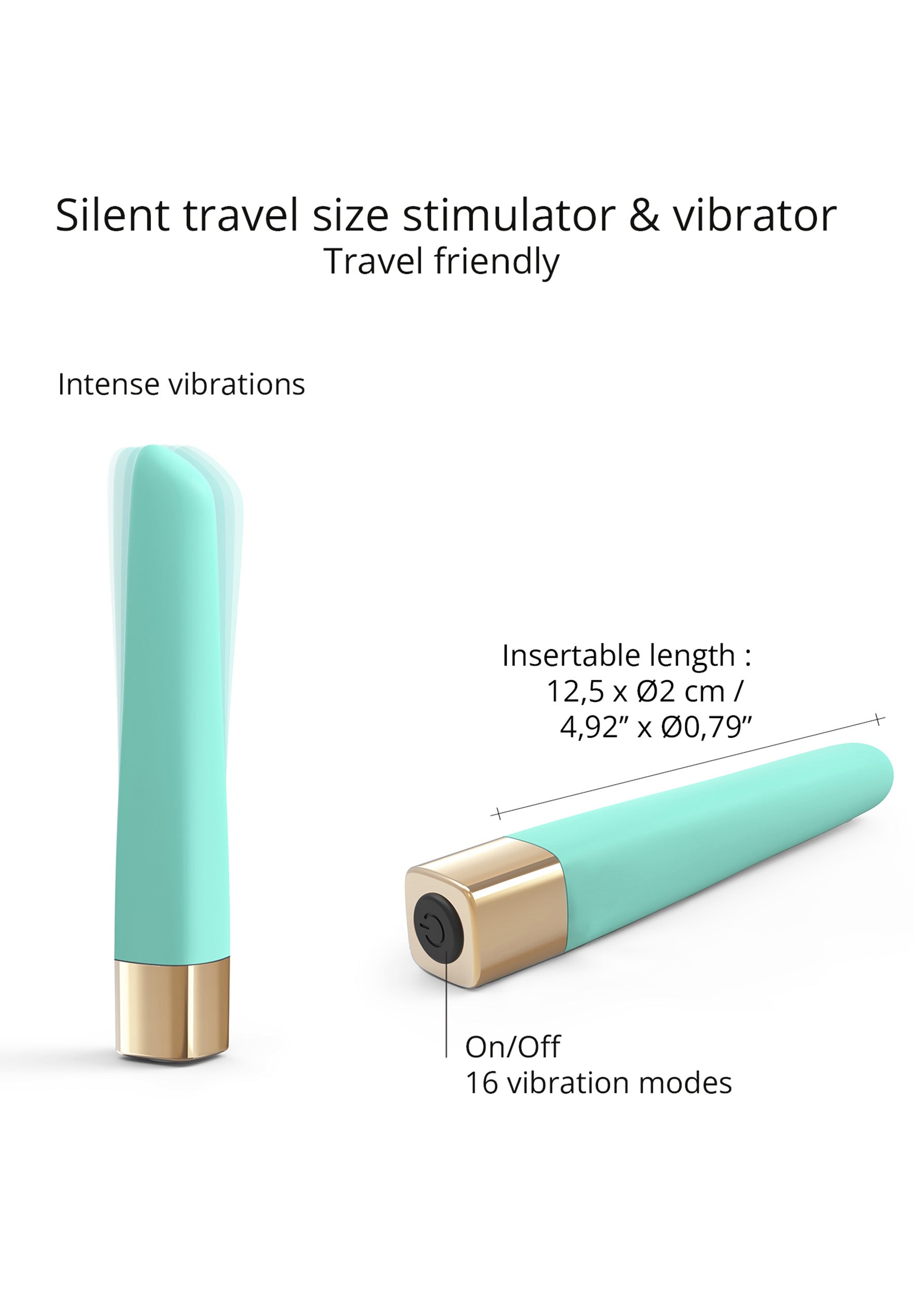 Vibrator & Clitoral Stimulator Delight Me - Enjoy Mint