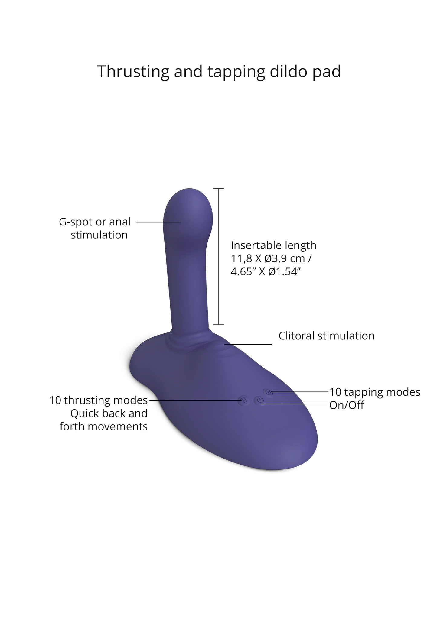 Gofast Vibrating Dildo Mount - Love to Love