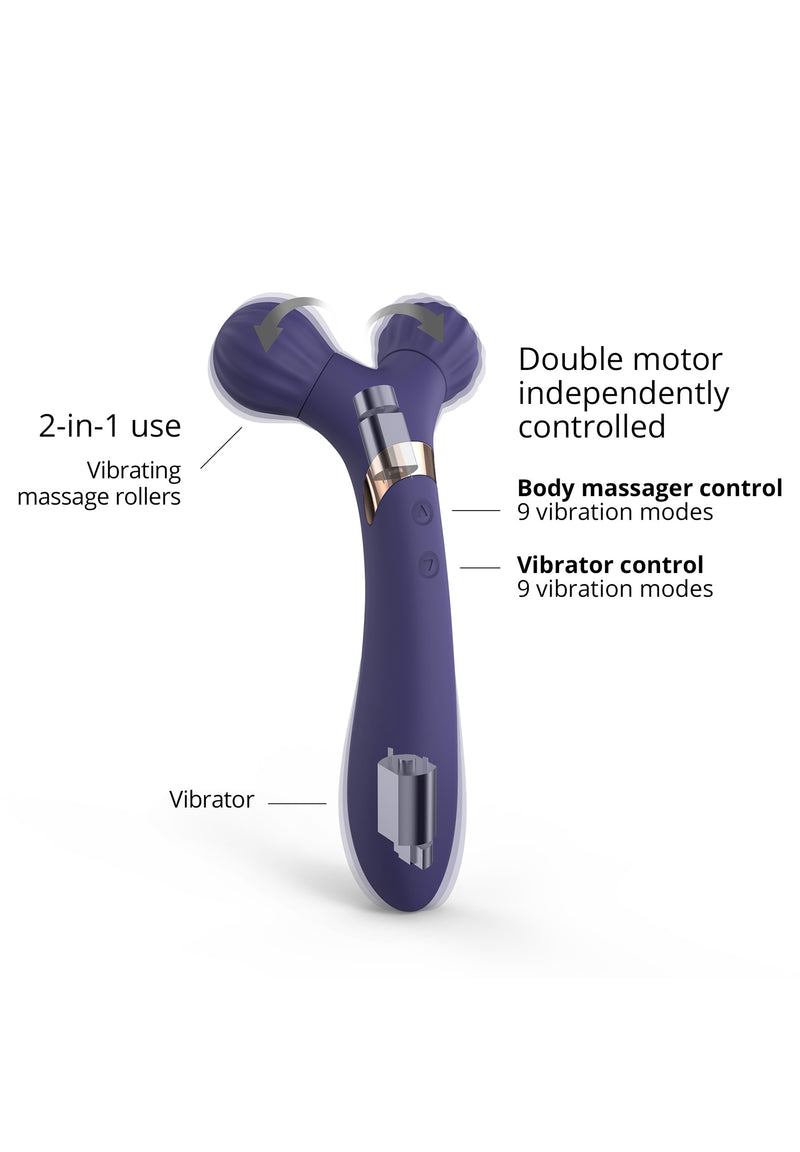 Massager & Vibrator Fireball - Midnight Indigo