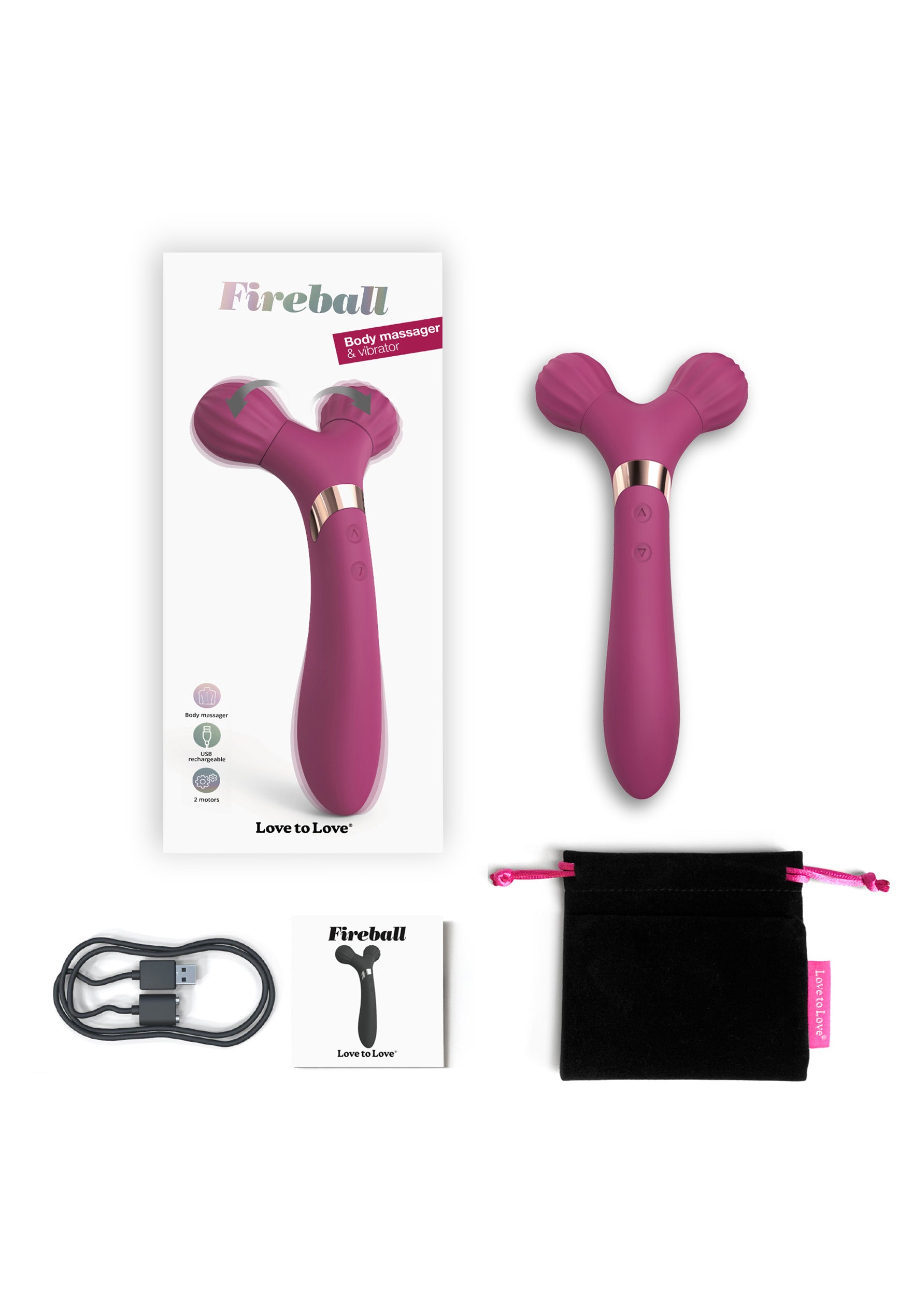 Massager & Vibrator Fireball - Plum Star