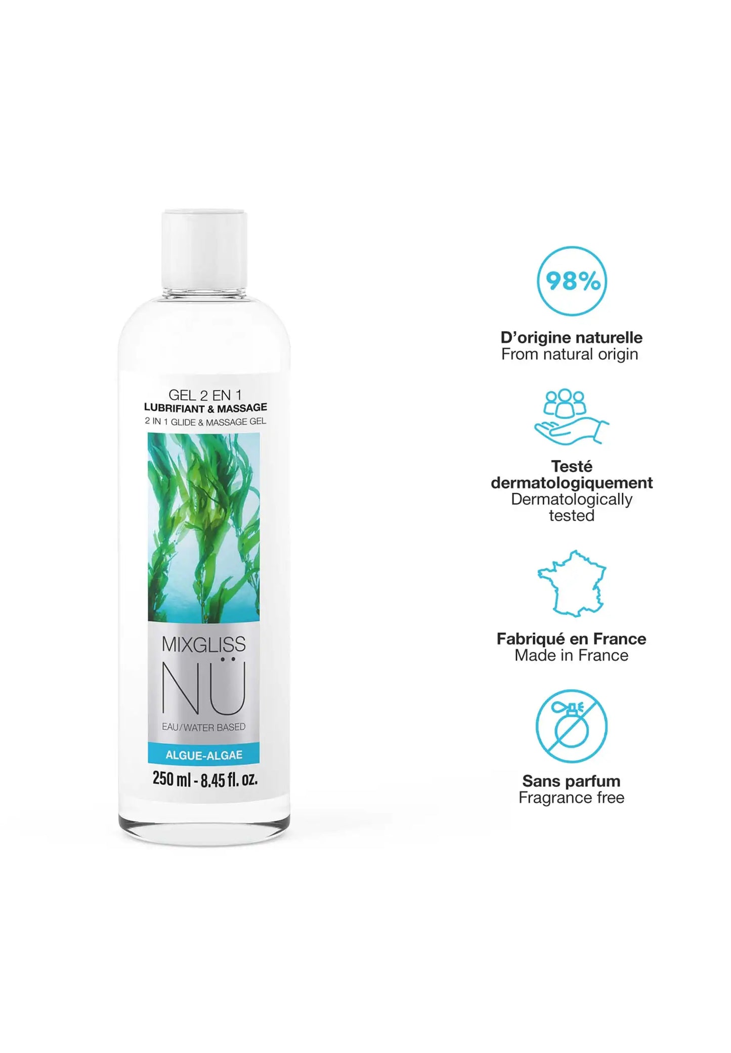 MIXGLISS NÜ - 2 in 1 Lubricant & Massage Gel