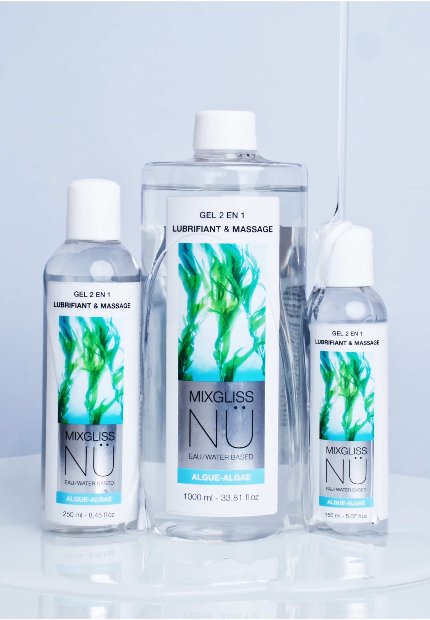 Mixgliss Nü Algae - 2 in 1 Massage & Intimate Gel