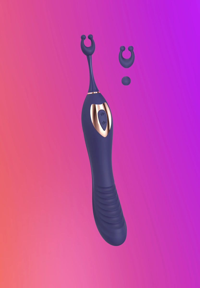 Ô Mega - Vibrator & Stimulator - Midnight indigo