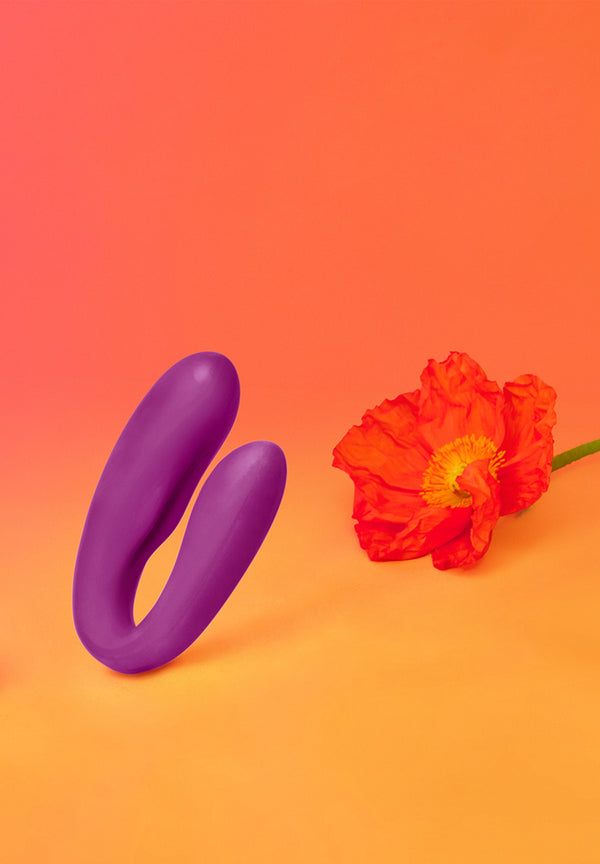 Rechargeable Remote Control Vibrator Match Up - Sweet Orchid