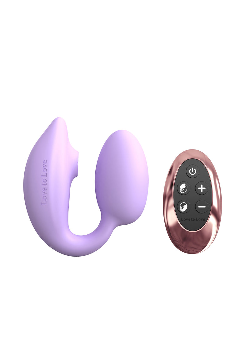 Remote Control Vibrating Egg Wonderlover - Viva Mauve