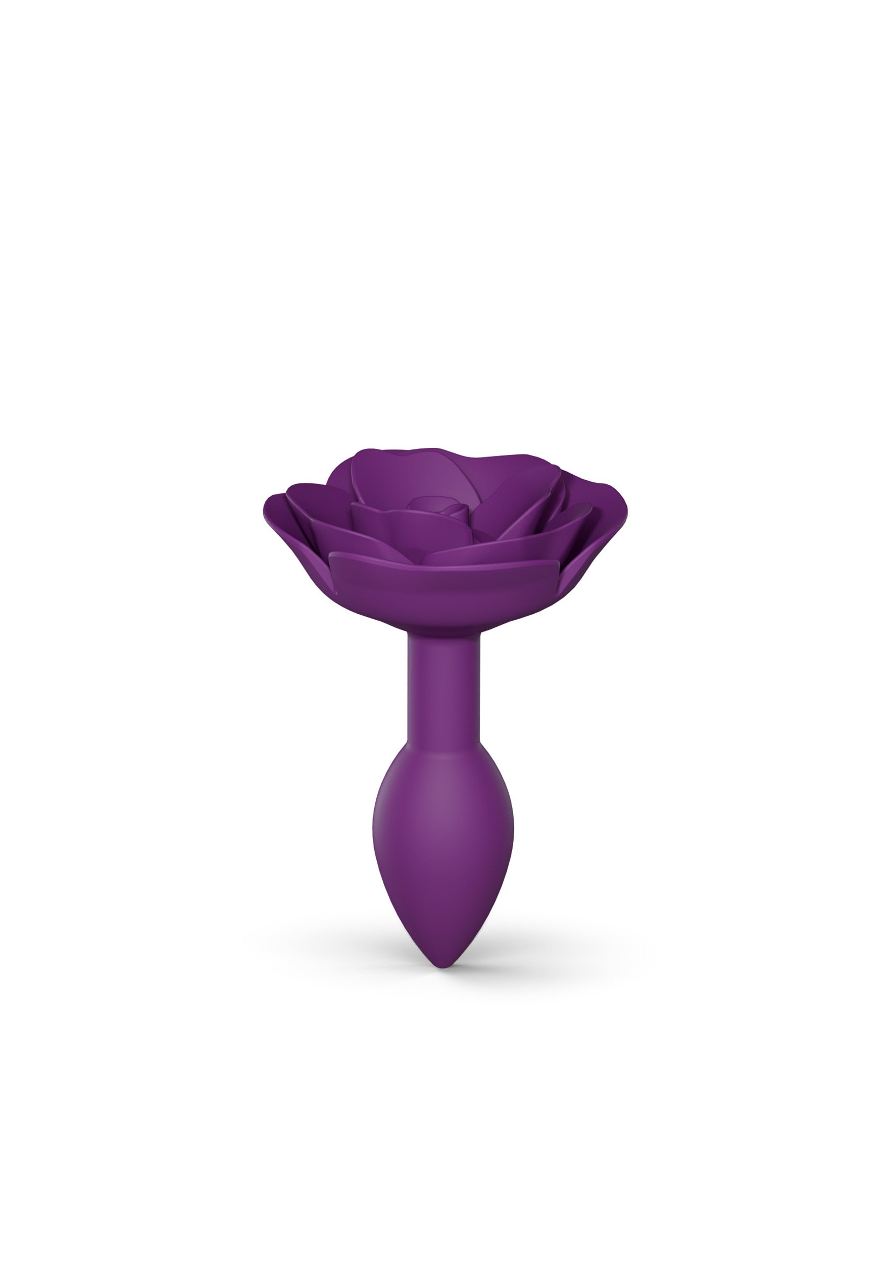 Open Roses Small Butt Plug - Purple Rain