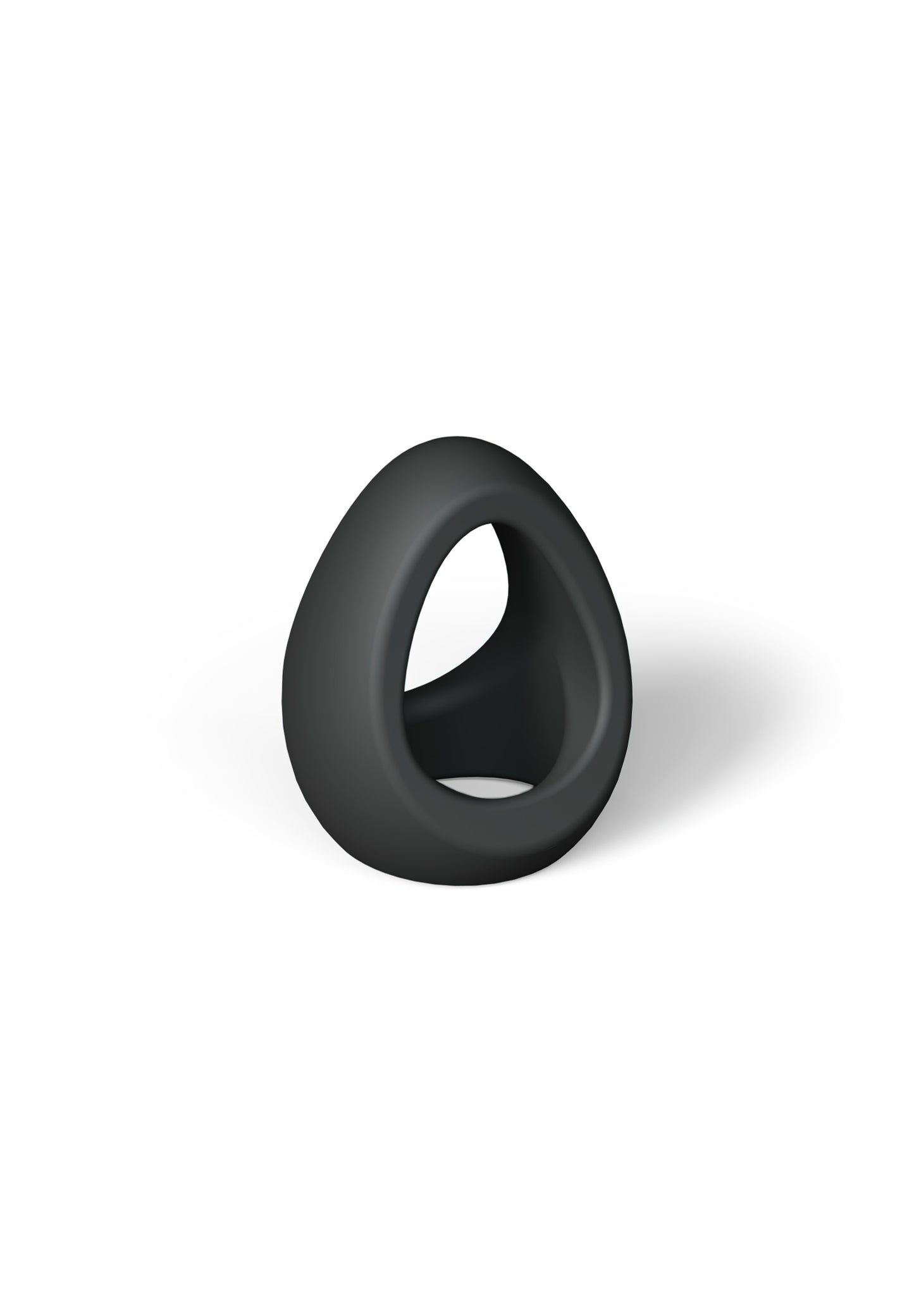 Silicone Cock Ring - Black Onyx