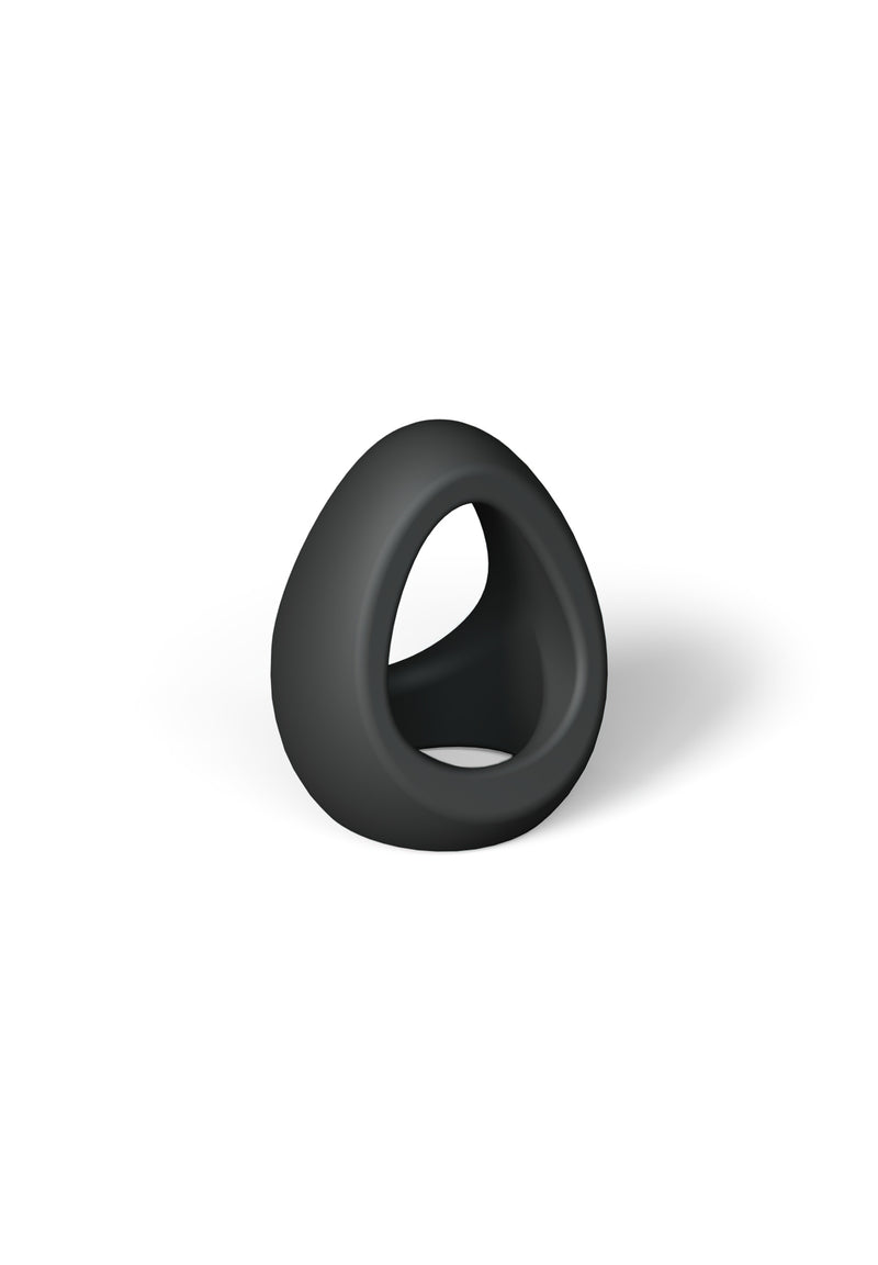Silicone Cock Ring - Black Onyx