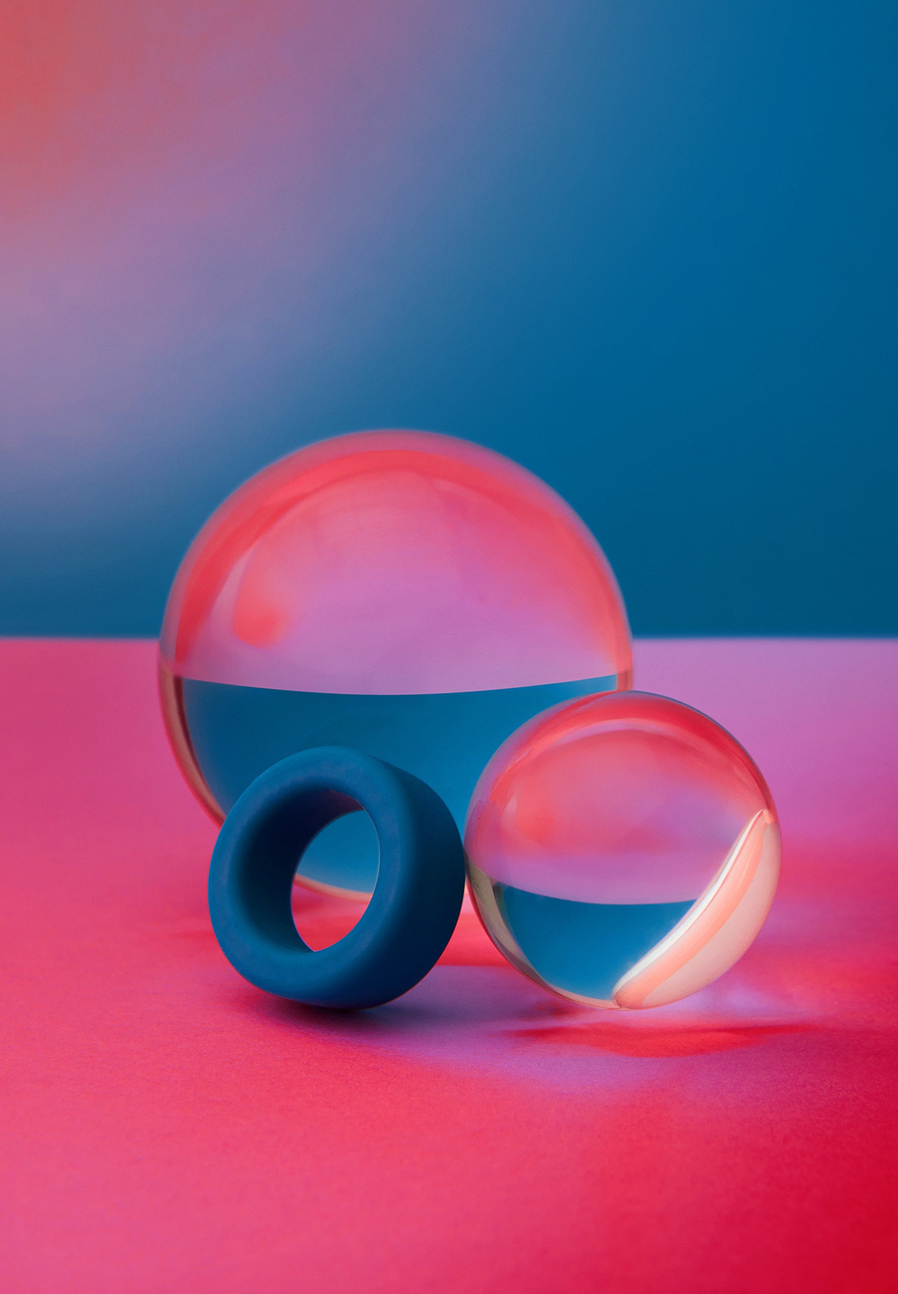 Silicone Cock Ring - Teal Me