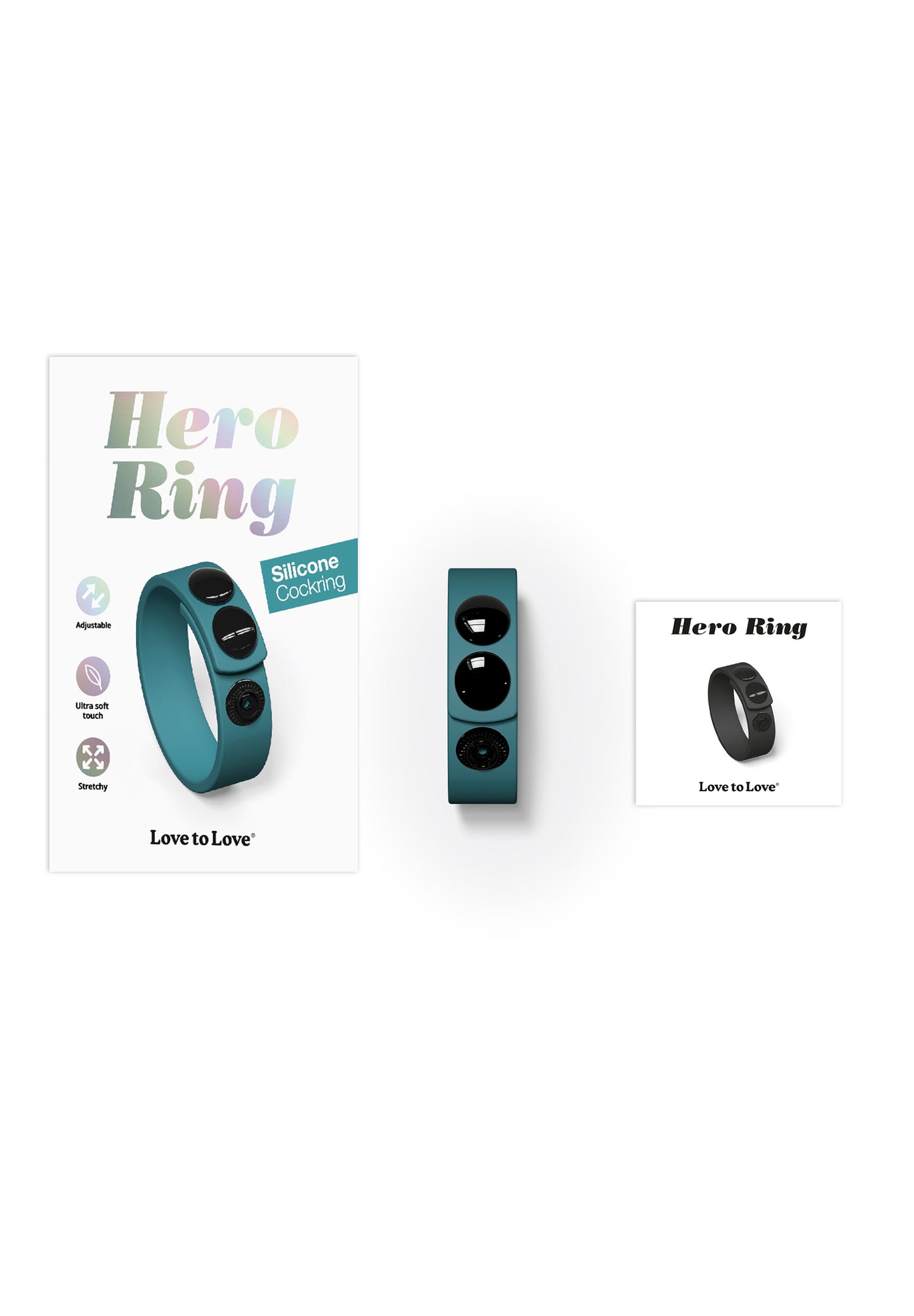 Silicone Cock Ring - Teal Me