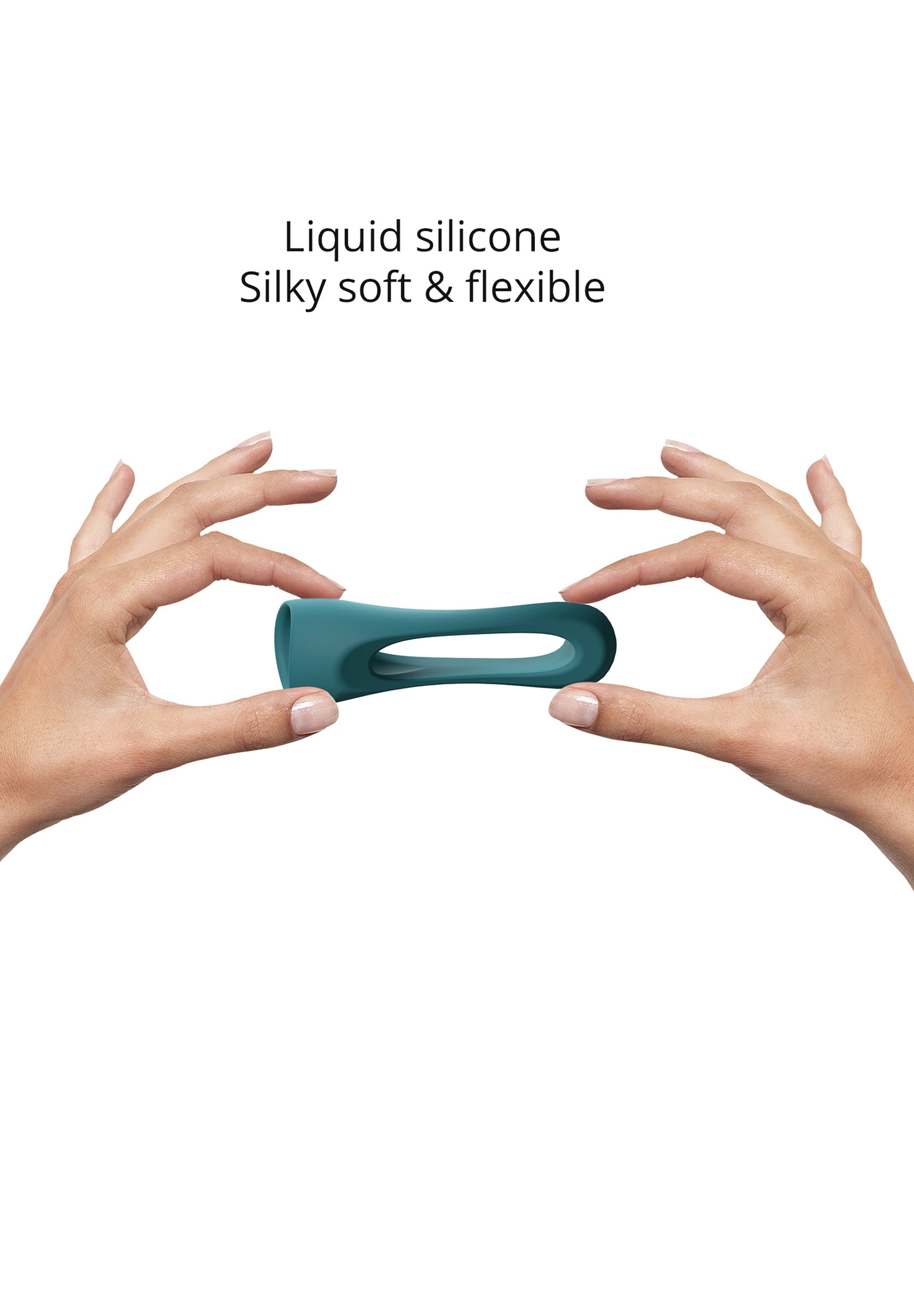 Silicone Cock Ring - Teal Me