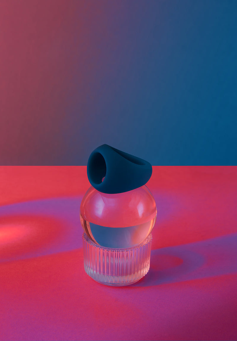 Silicone Cock Ring - Teal Me