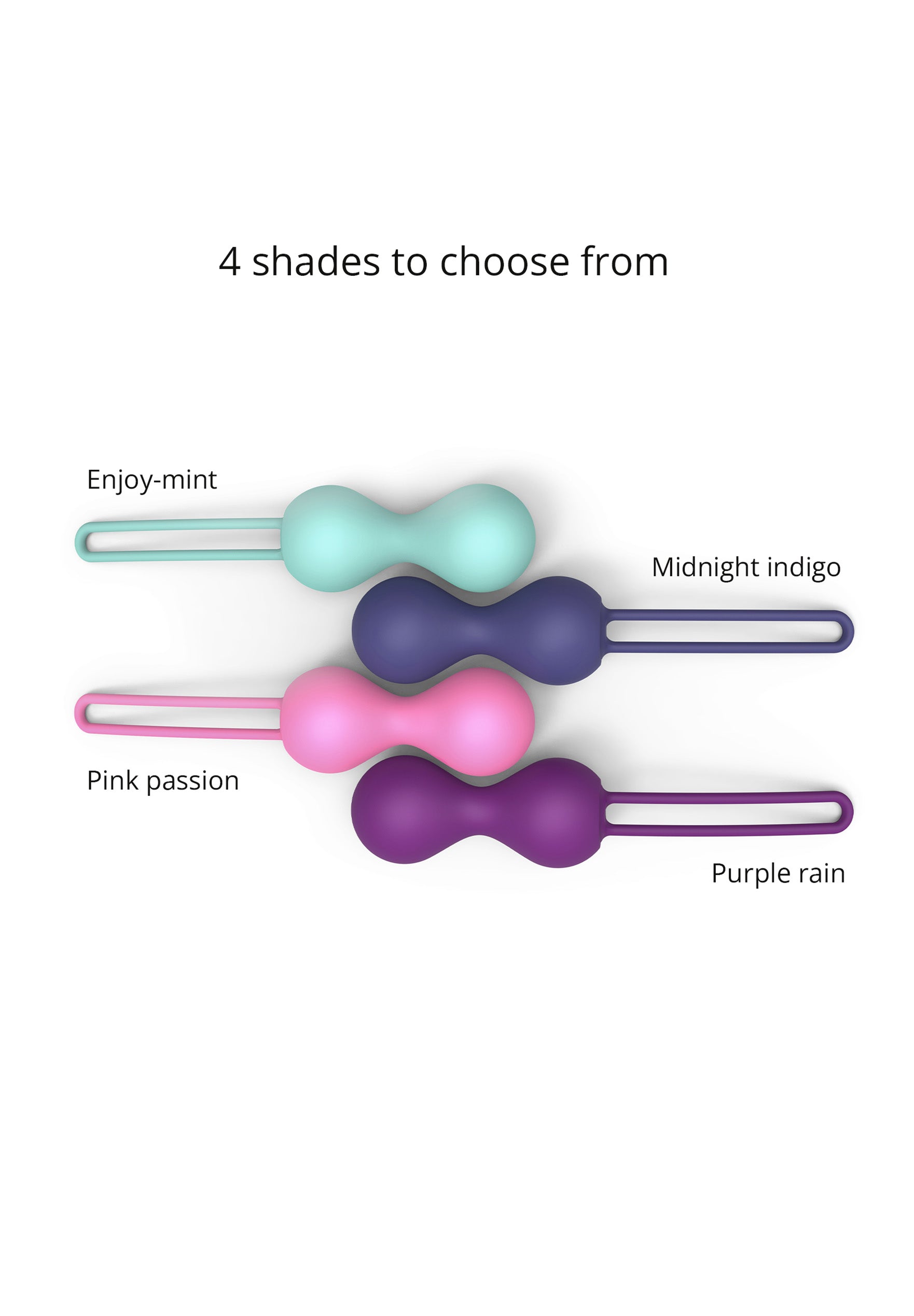 Silicone Kegel Balls Joia - Midnight Indigo