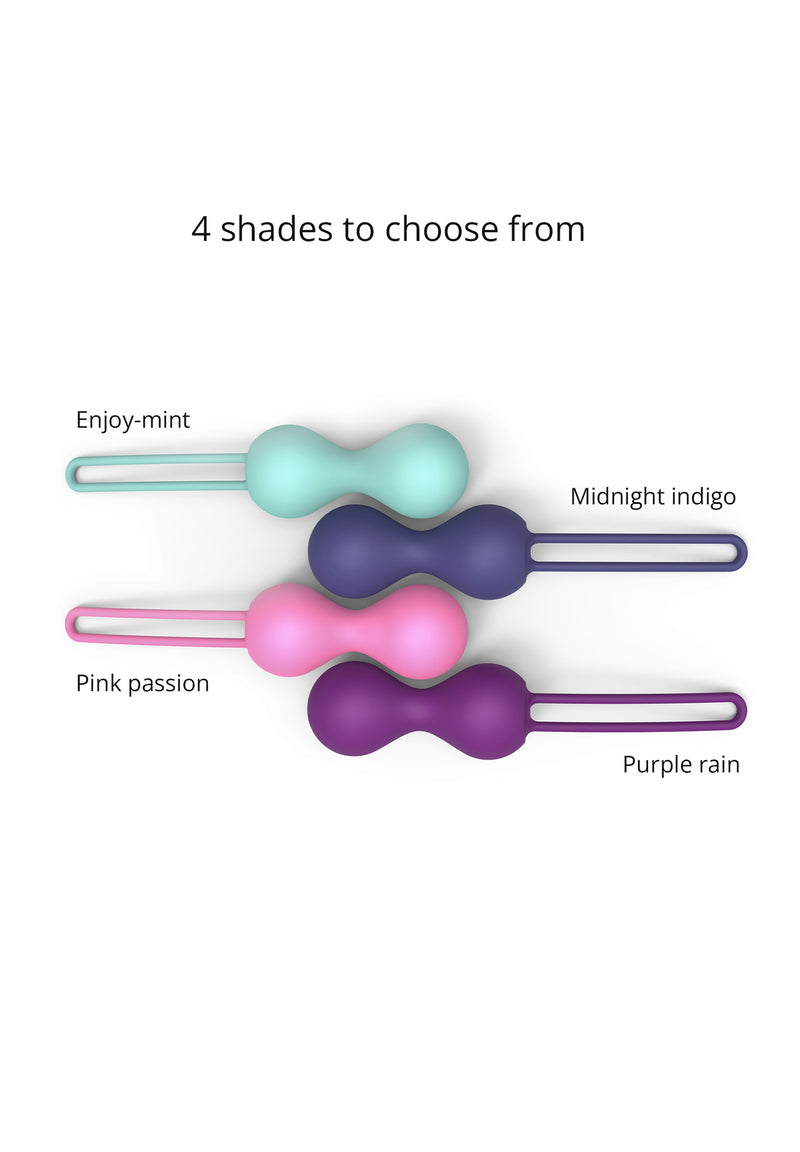 Silicone Kegel Balls Joia - Midnight Indigo