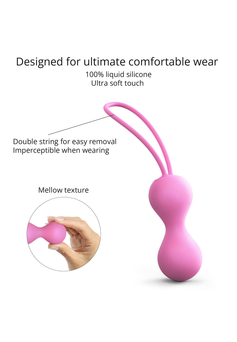 Silicone Kegel Balls Joia - Pink Passion