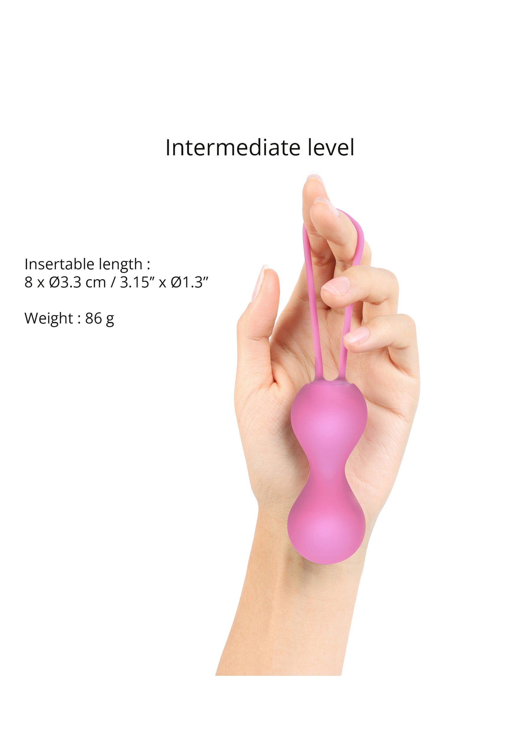 Silicone Kegel Balls Joia - Pink Passion