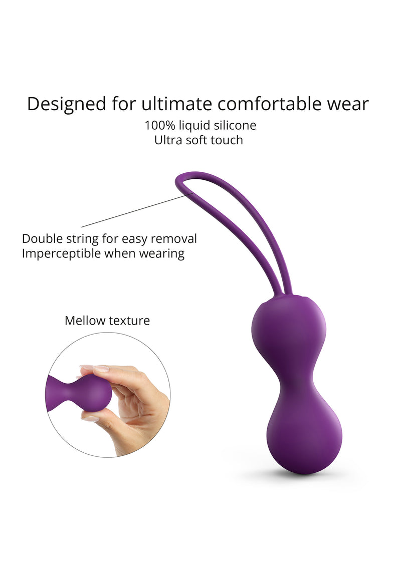 Silicone Kegel Balls Joia - Purple Rain