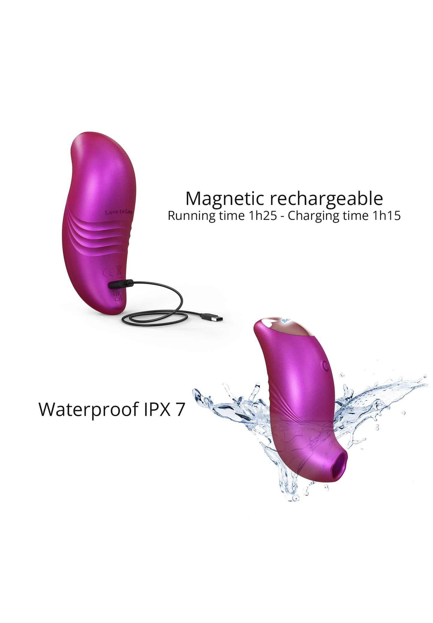 Rechargeable Clitoral Stimulator Believer - Iridescent Berry