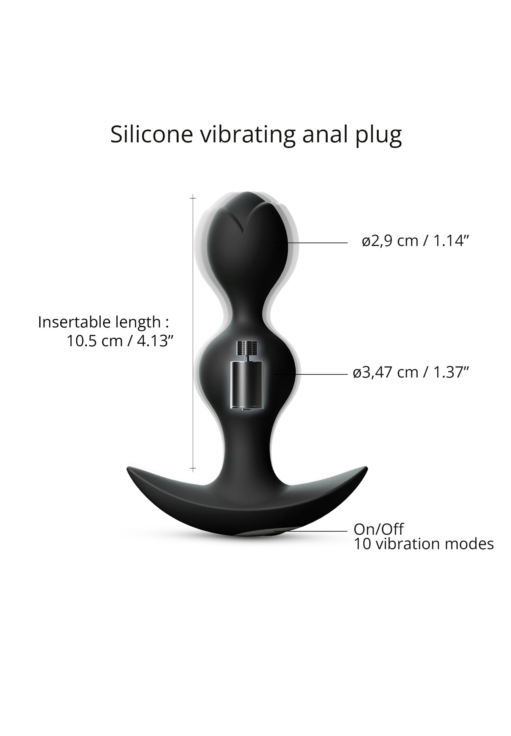Vibrating Butt Plug Twinny Bud - Love to Love Vibrating Butt Plug Twinny Bud - Love to Love