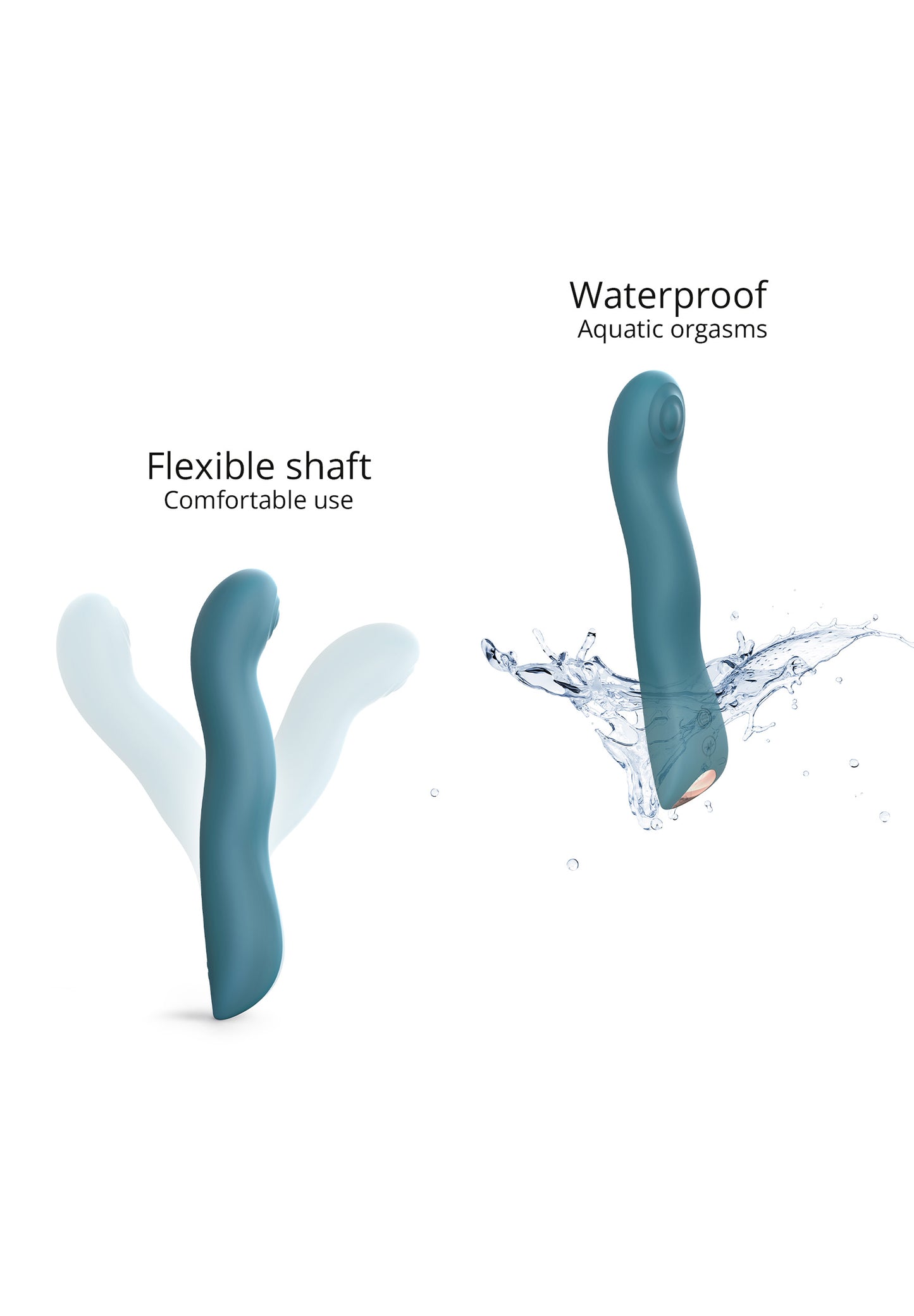 Vibrator & Clitoral Stimulator Swap - Teal Me