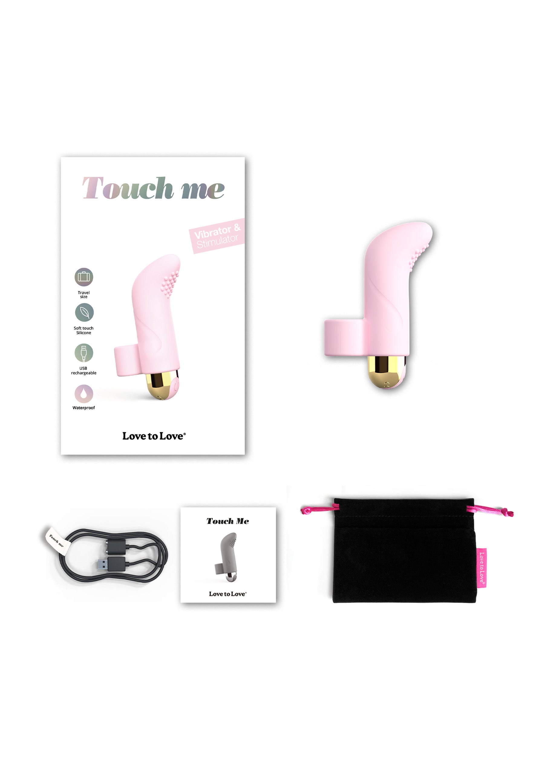 Vibrator & Clitoral Stimulator Touch Me - Baby Pink