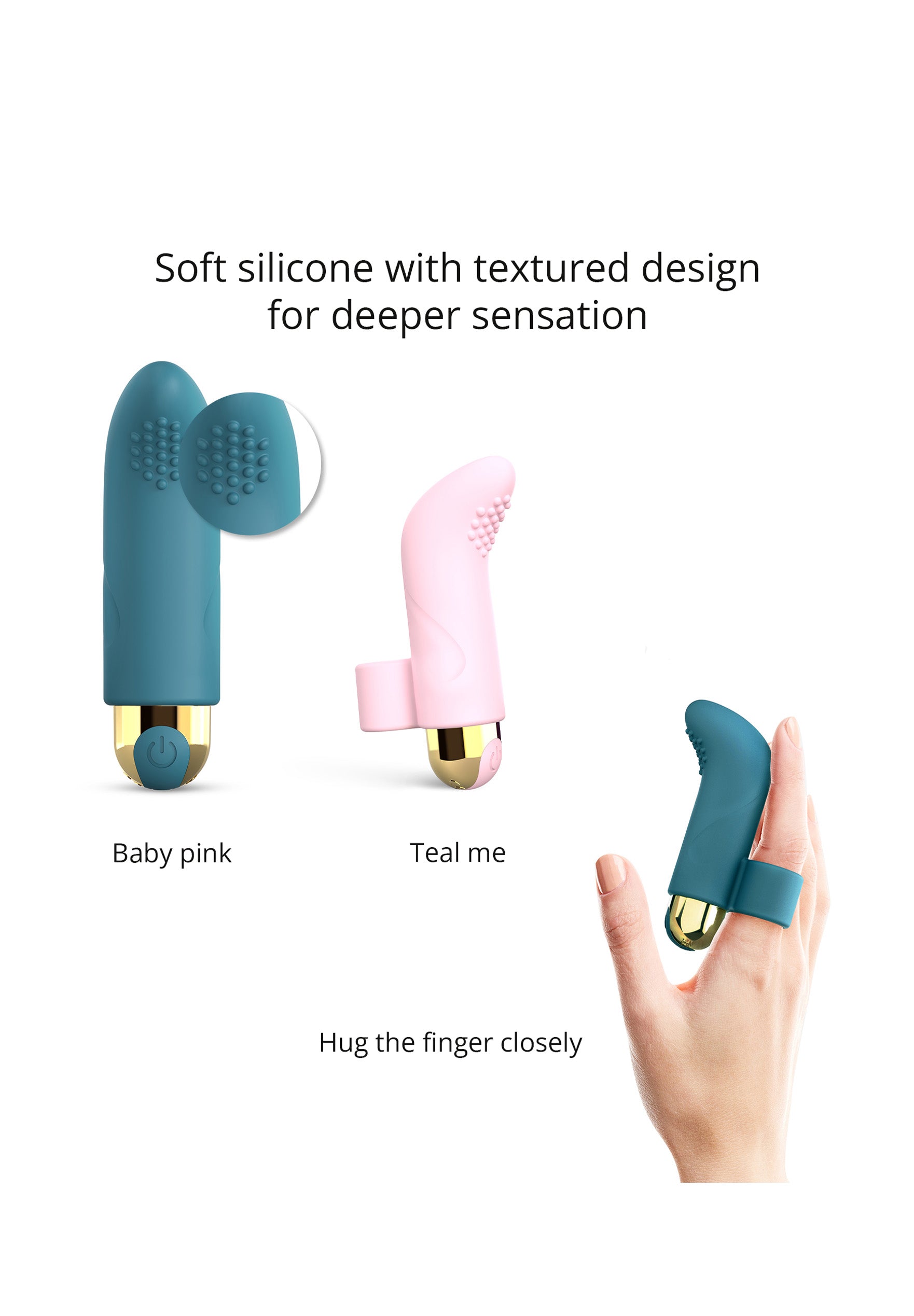 Vibrator & Clitoral Stimulator Touch Me - Teal Me