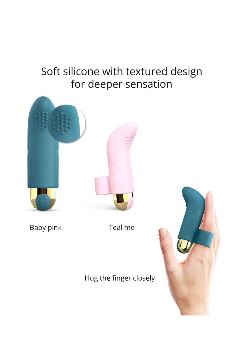 Vibrator & Clitoral Stimulator Touch Me - Teal Me